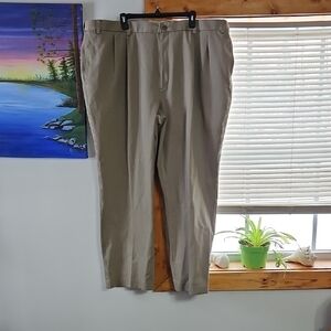 Savane Men's Khaki Dress Pants